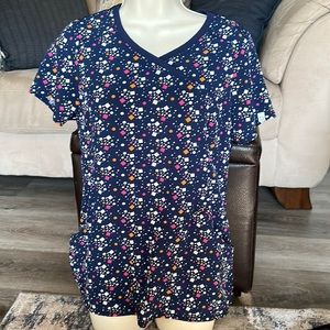 Cherokee Infinity size small women scrub top